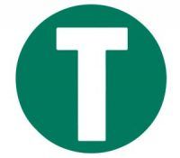 A green circle with the letter t in it.